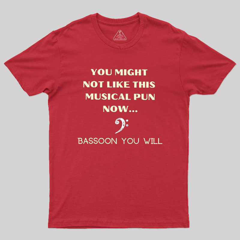 Funny Bassoon Music Pun  T-Shirt