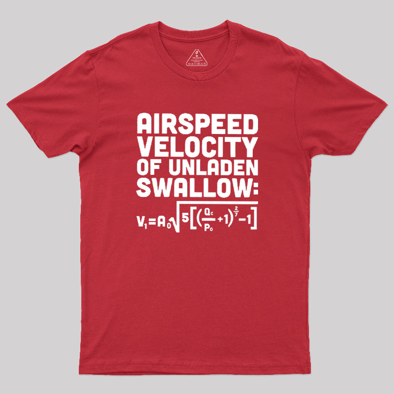 Airspeed Velocity of an Unladen Swallow  T-Shirt