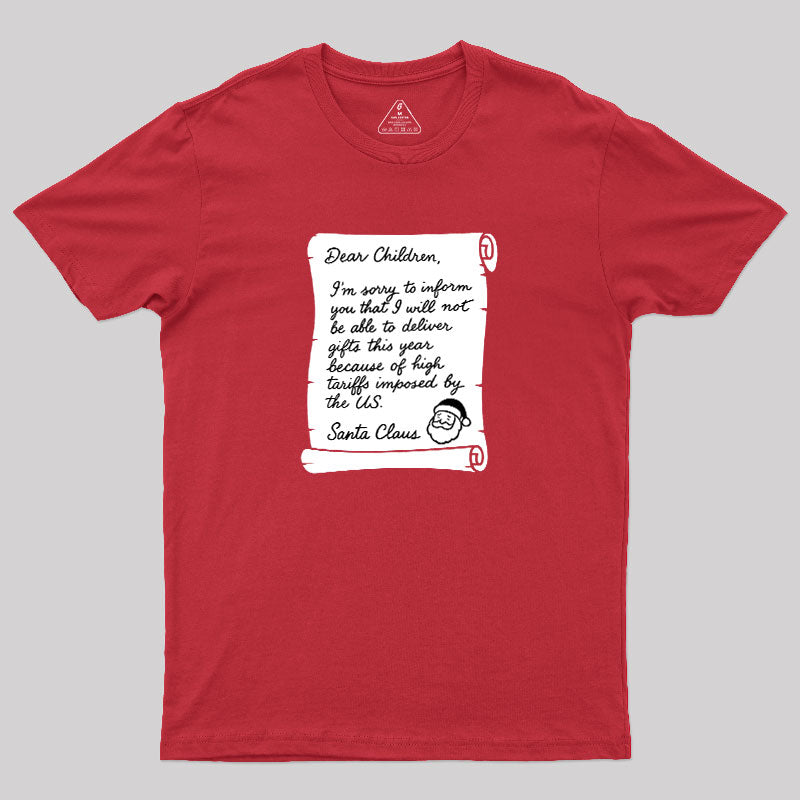 Christmas Letter  T-Shirt