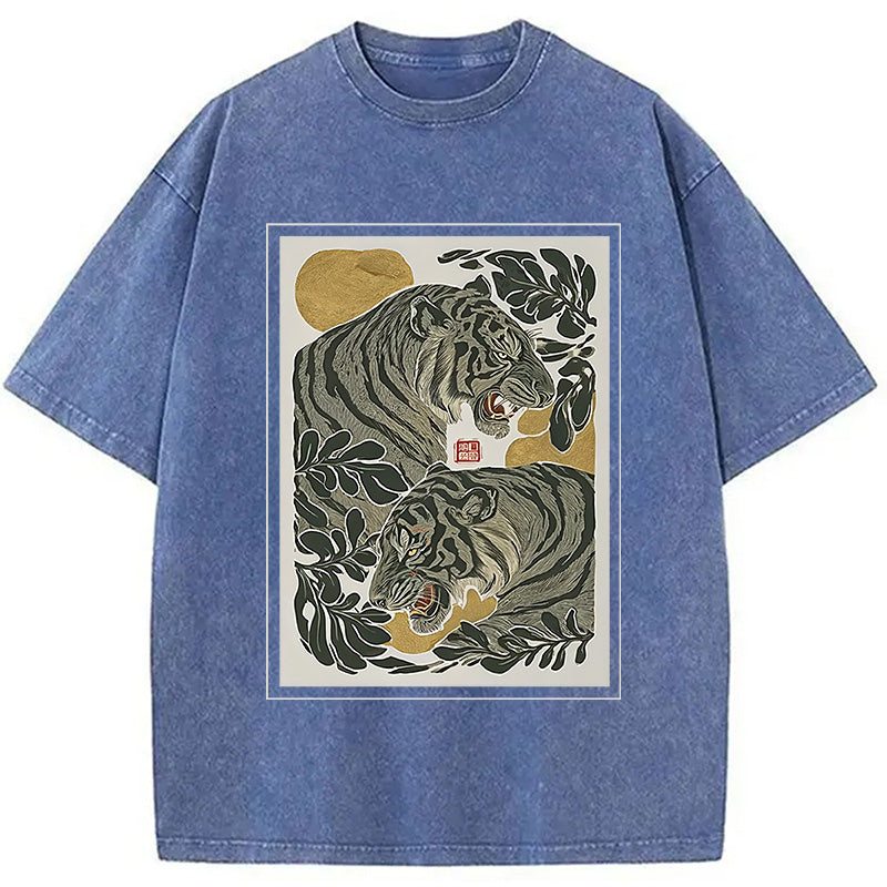 bbb Woodcut Tiger Washed T-Shirt
