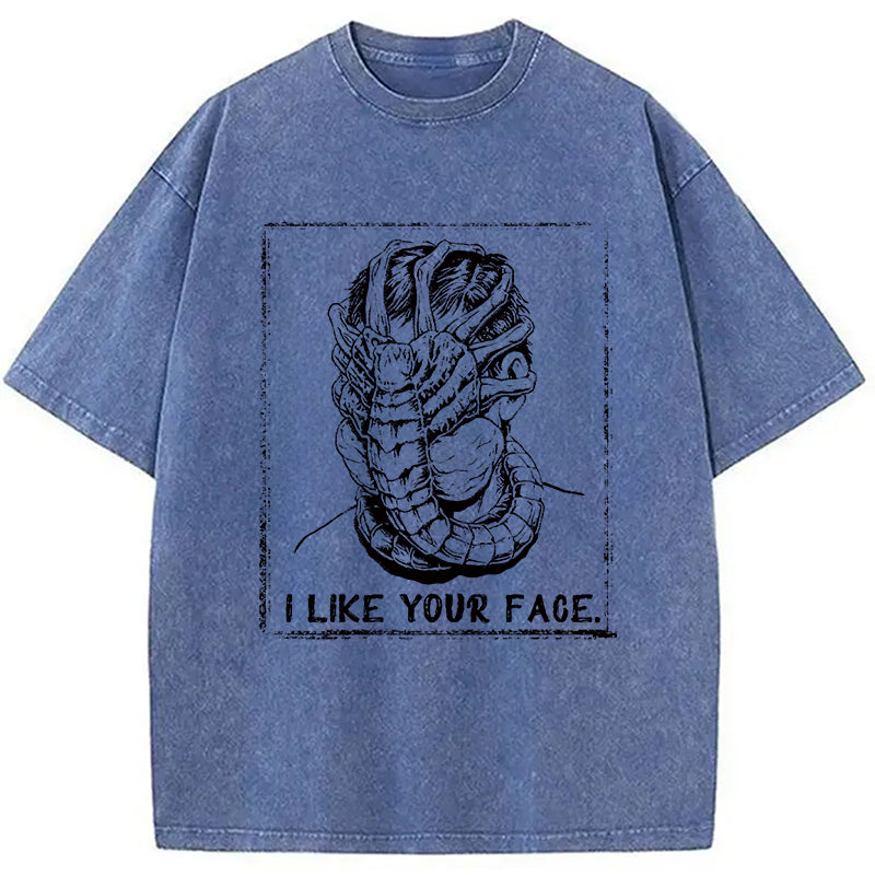 bbb I Like Your Face Washed T-Shirt
