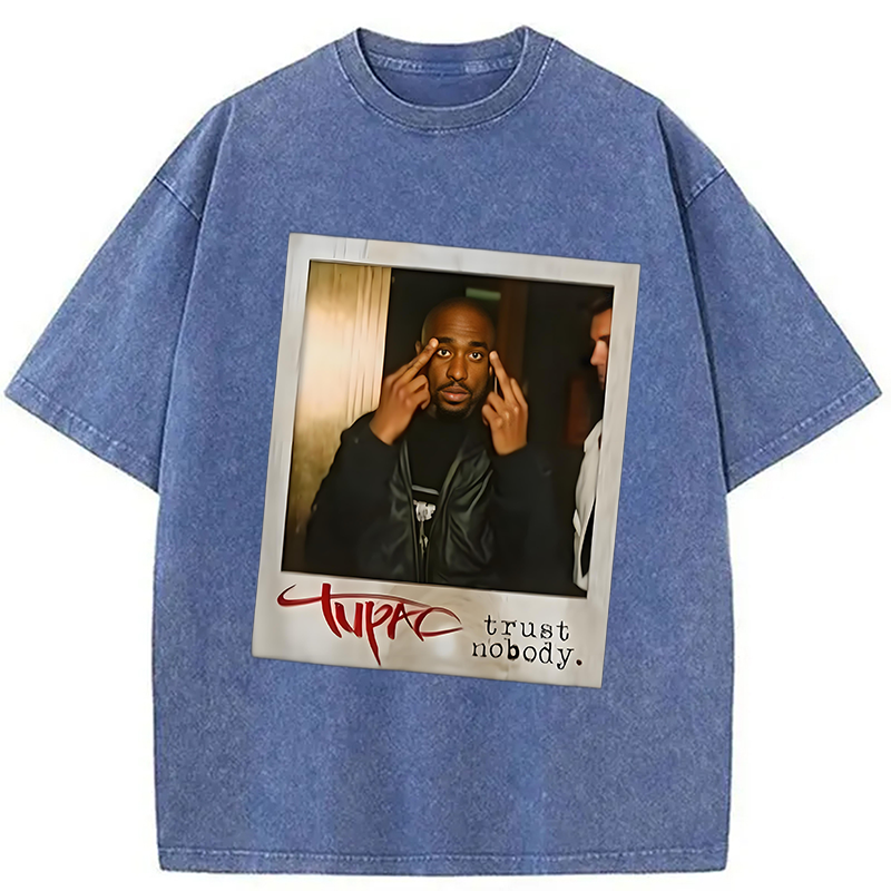 bbb TUPAC SHAKUR Trust Nobody Washed T-Shirt