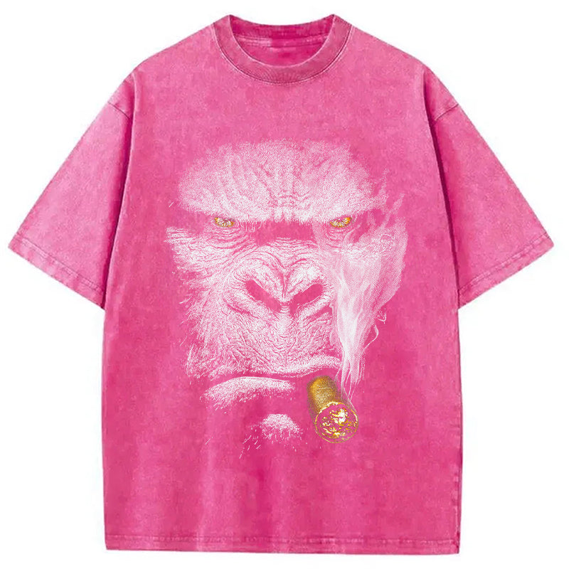 bbb Smoking Gorilla Washed T-Shirt