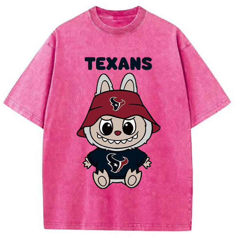 bbb Labubu Doll Monster Washed T-Shirt