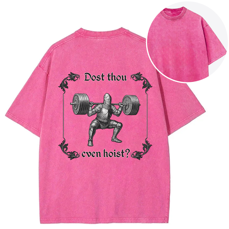 bbb Dost Thou Even Hoist Back Washed T-Shirt