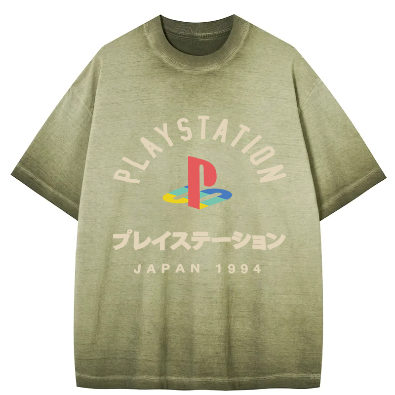 bbb PlayStation Japan Gradient Washed T-Shirt