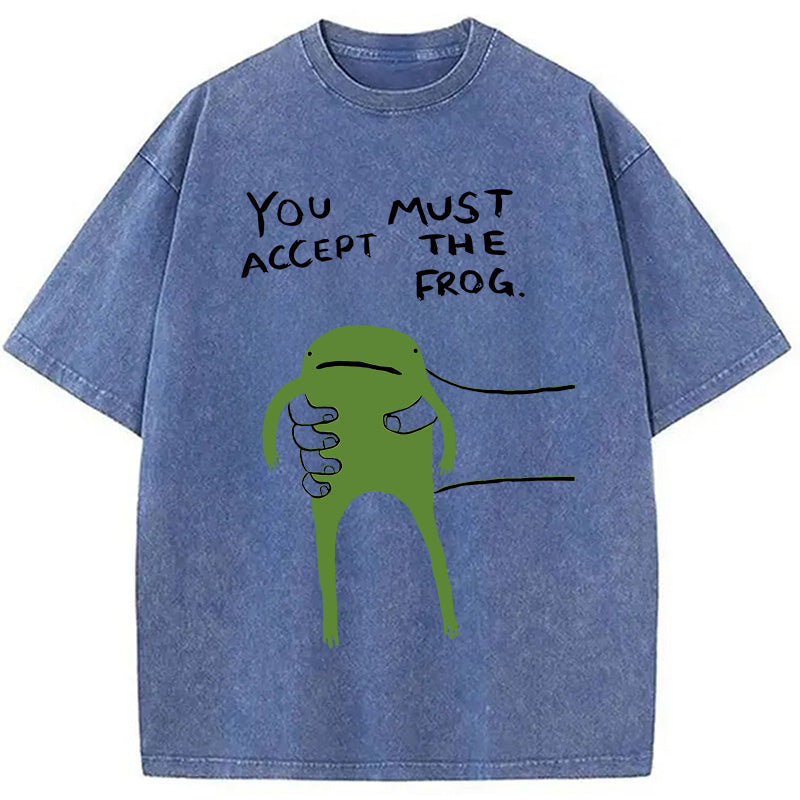 bbb Give You Frog Washed T-Shirt