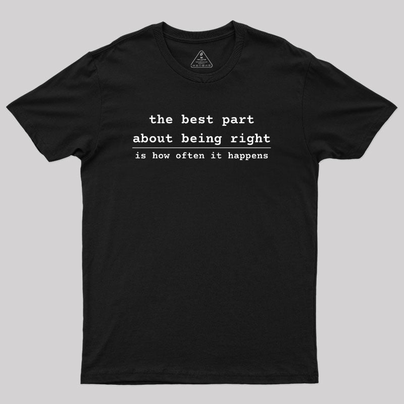 Being Right  T-Shirt