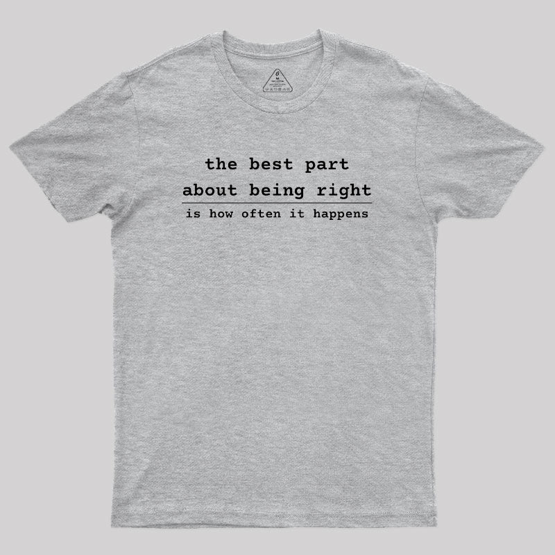 Being Right  T-Shirt