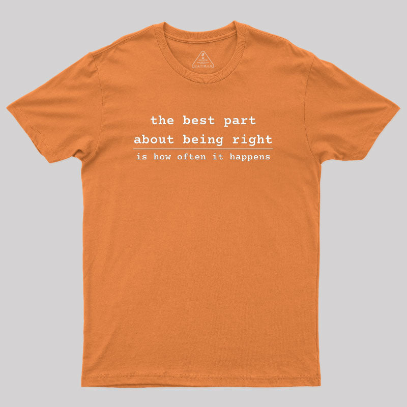 Being Right  T-Shirt
