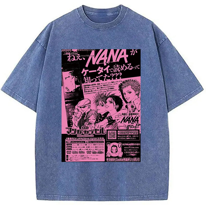 bbb Nana Black Stone Washed T-Shirt