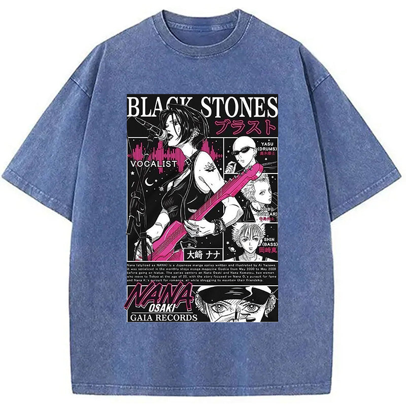 bbb Black Stone Washed T-Shirt