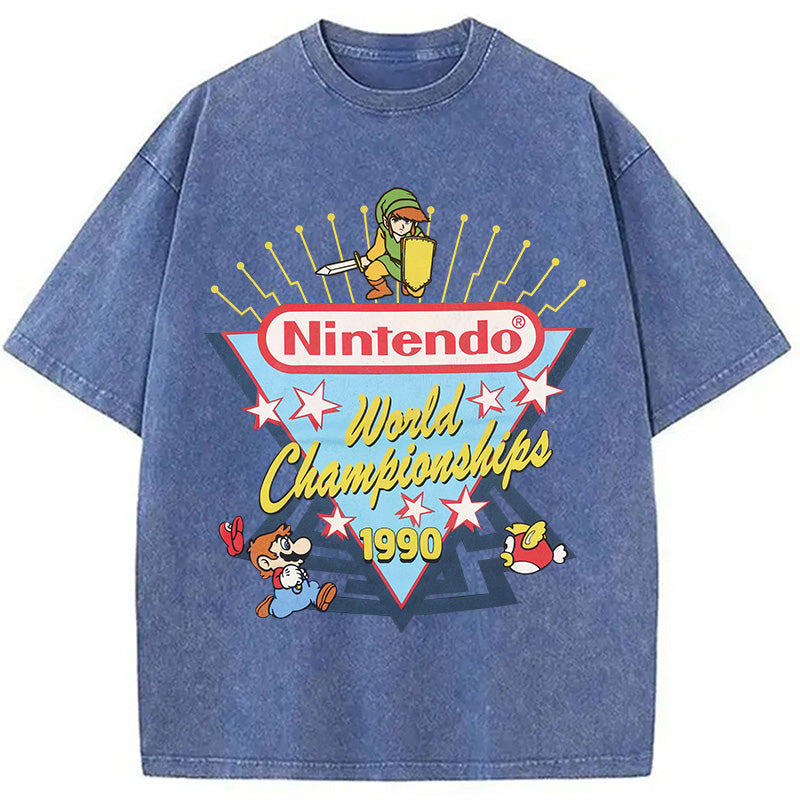 bbb 90s Nintendo World Championship Washed T-Shirt