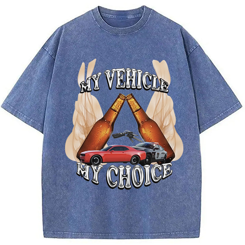 bbb My Vehicle My Choice Washed T-Shirt