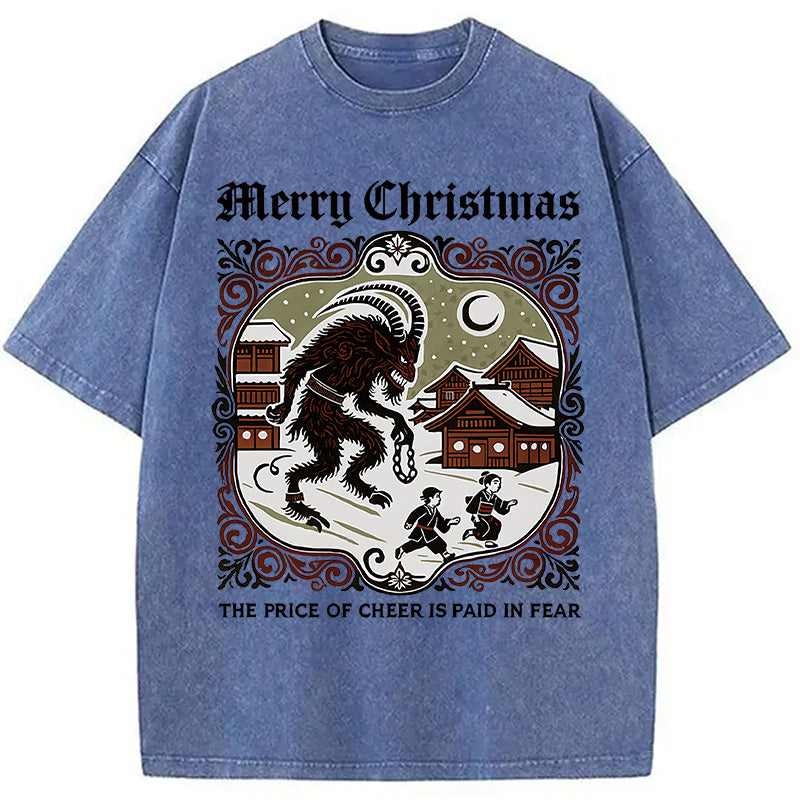 bbb The Price of Cheer is Paid in Fear Washed T-Shirt
