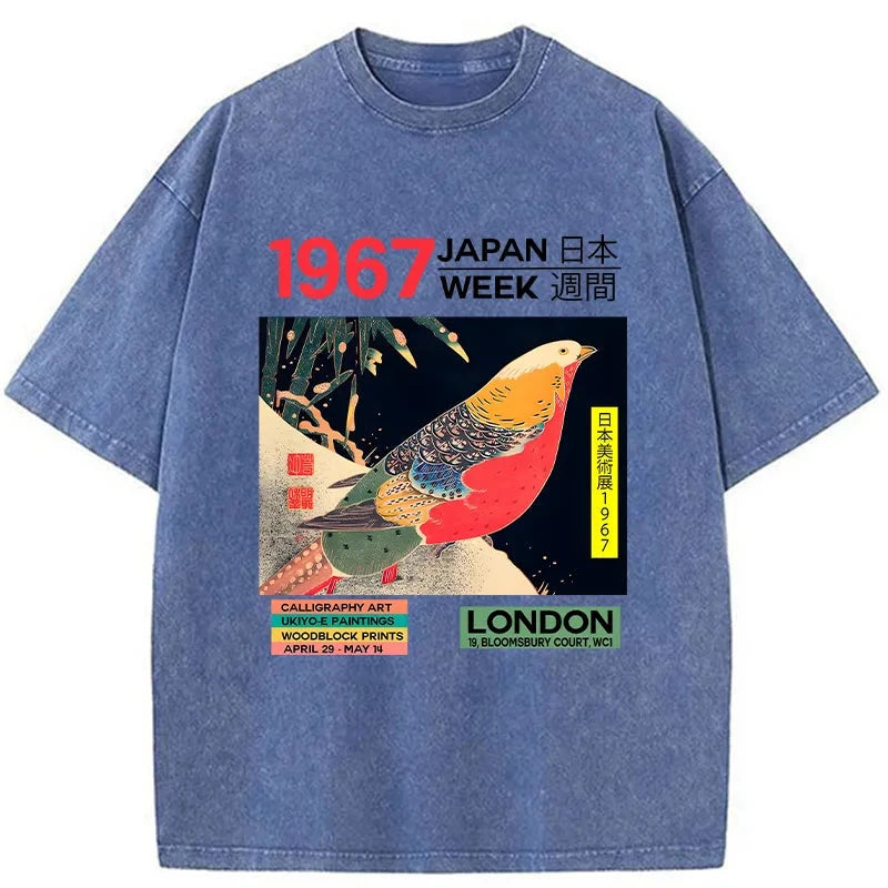 bbb Art Studio Exhibition Japanese Washed T-Shirt