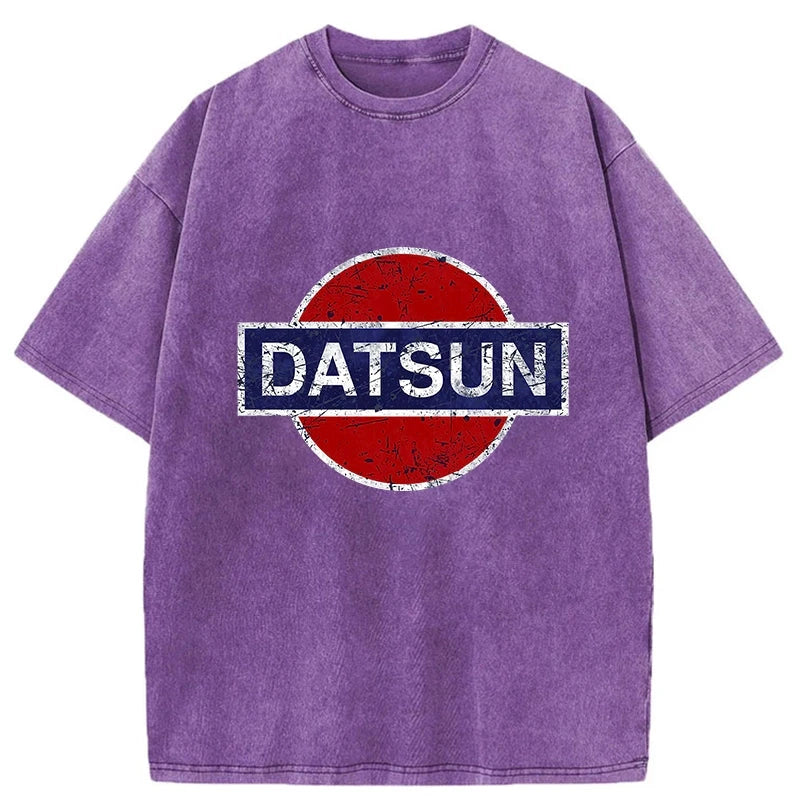 bbb Datsun Vintage Car Washed T-Shirt