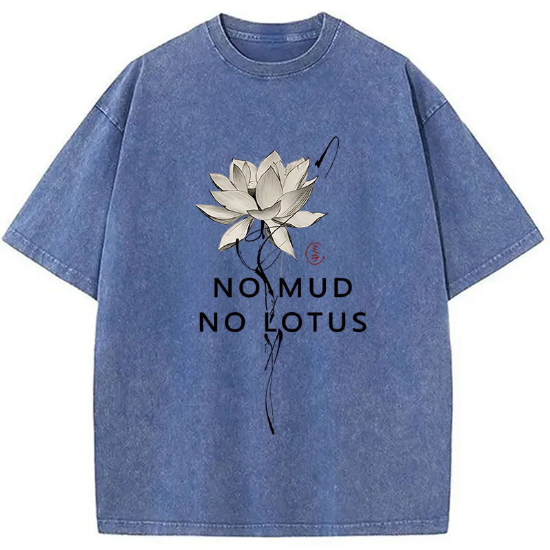 bbb Japanese Zen Lotus Washed T-Shirt