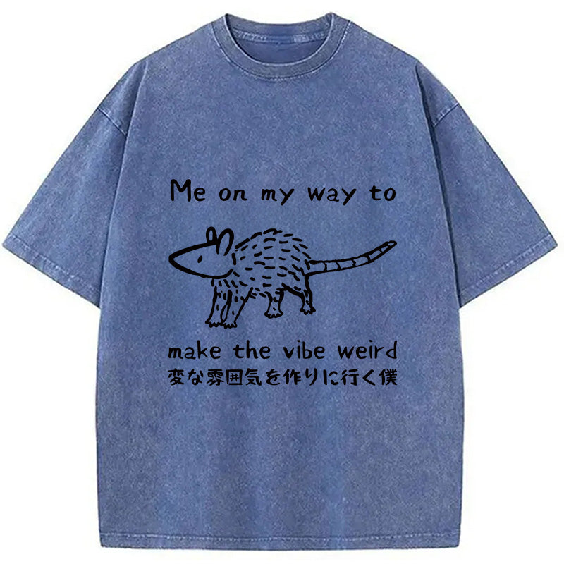 bbb Making The Vibe Weird Washed T-Shirt