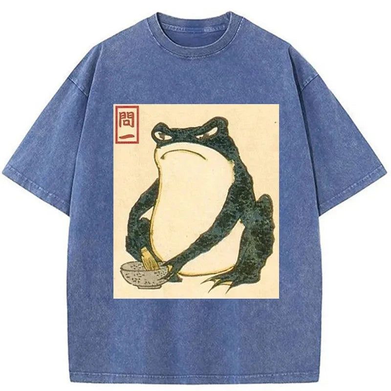 bbb Matsumoto Hoji Japanese Frog Washed T-Shirt