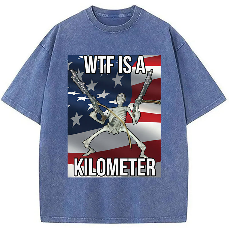 bbb WTF Is A Kilometer Washed T-Shirt