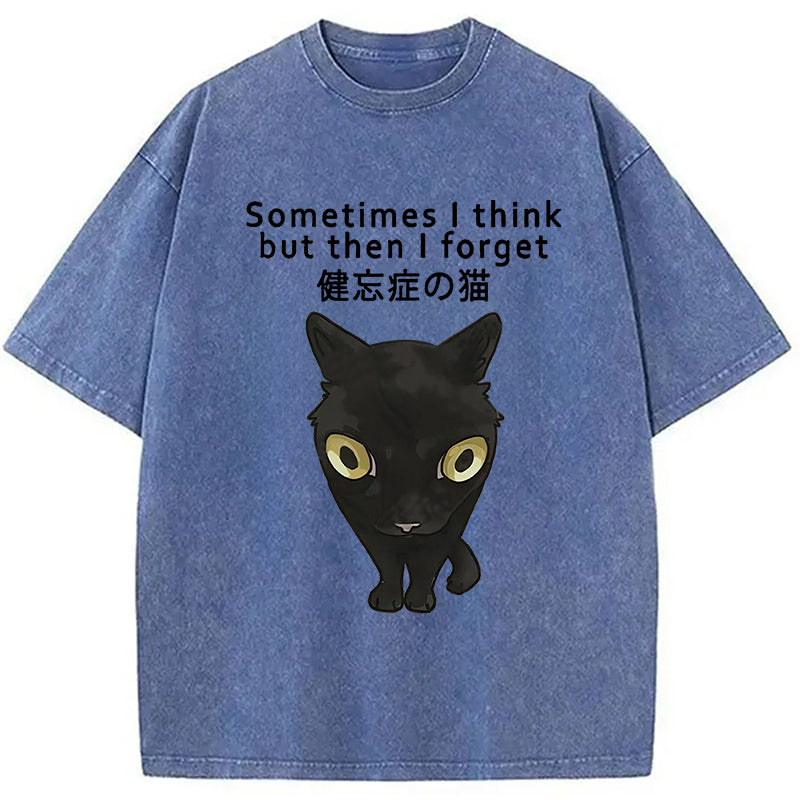 bbb Amnesiac Cat Washed T-Shirt