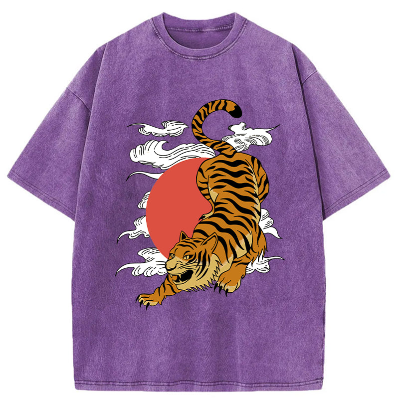 bbb Japanese Fierce Tiger Washed T-Shirt