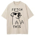 bbb Fetch This Dog Washed T-shirt