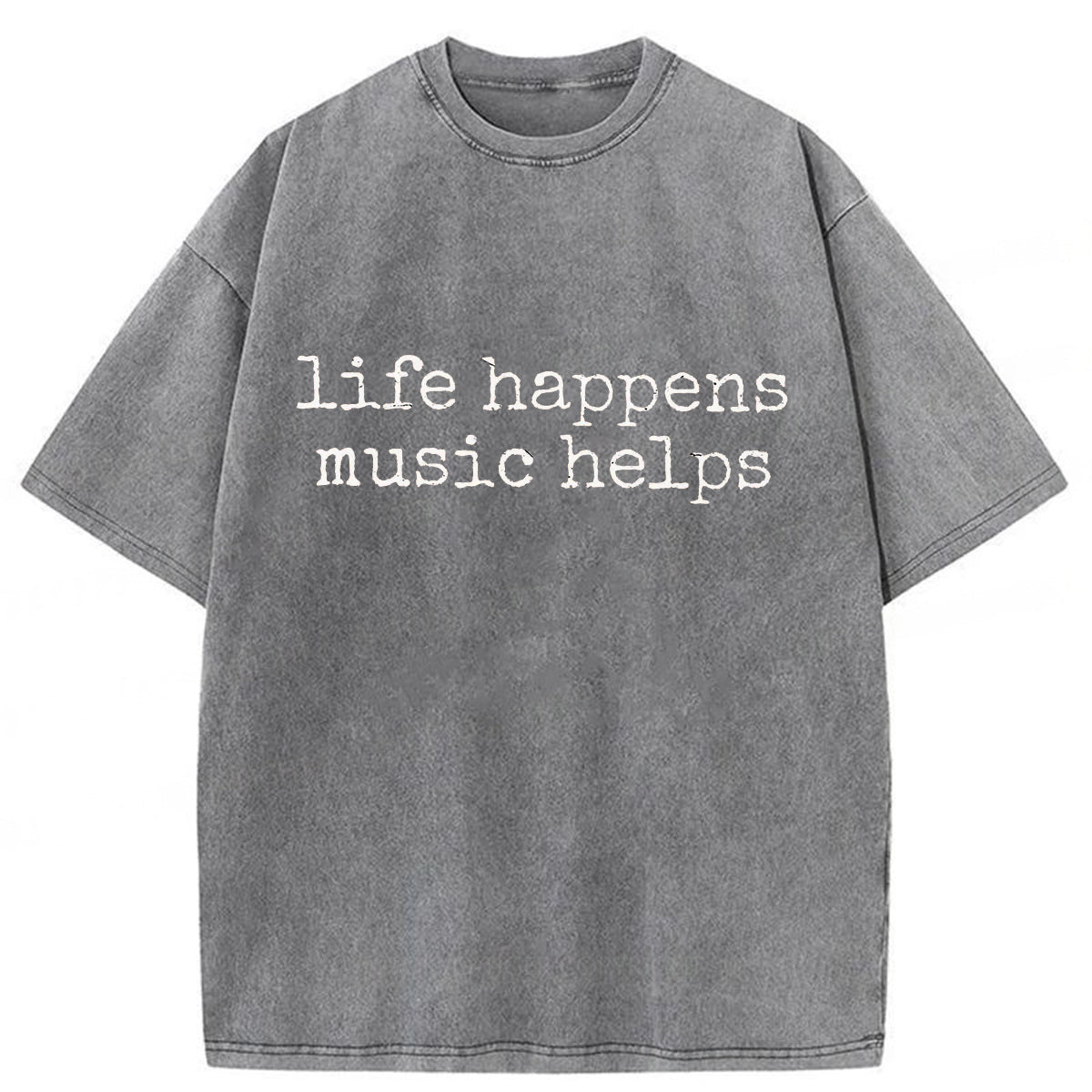bbb Life Happens Washed T-shirt
