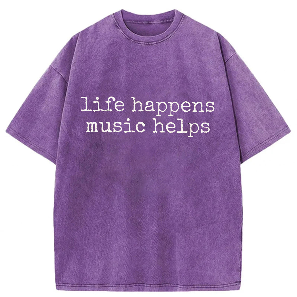 bbb Life Happens Washed T-shirt
