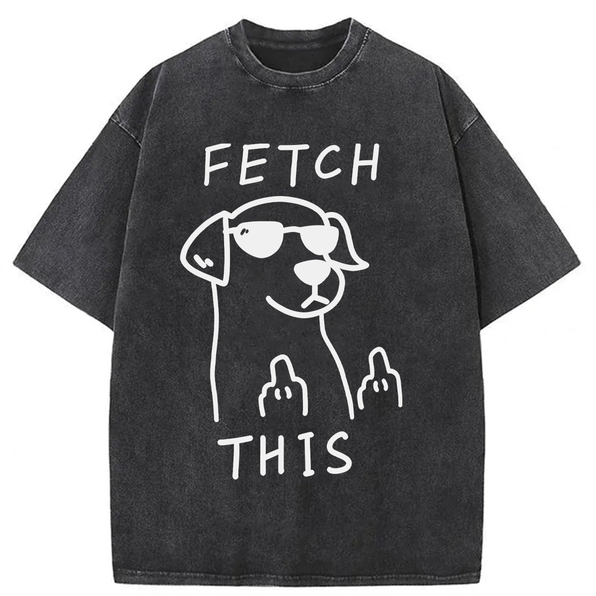 bbb Fetch This Dog Washed T-shirt