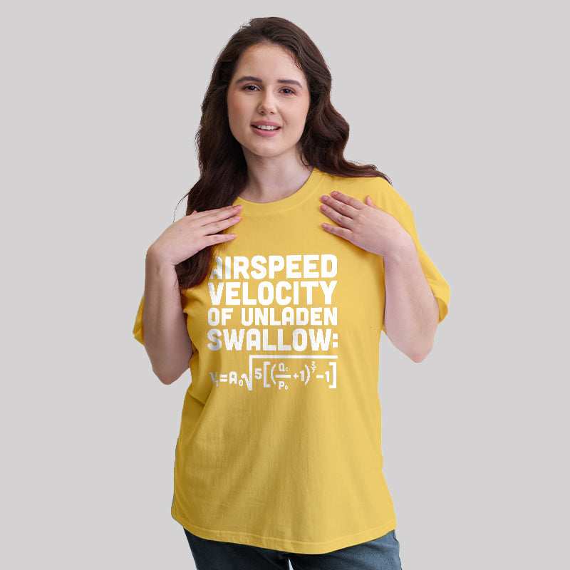 Airspeed Velocity of an Unladen Swallow  T-Shirt