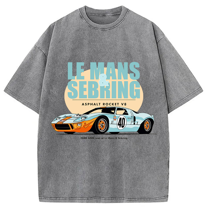 bbb Won At Le Mans & Sebring Washed T-Shirt