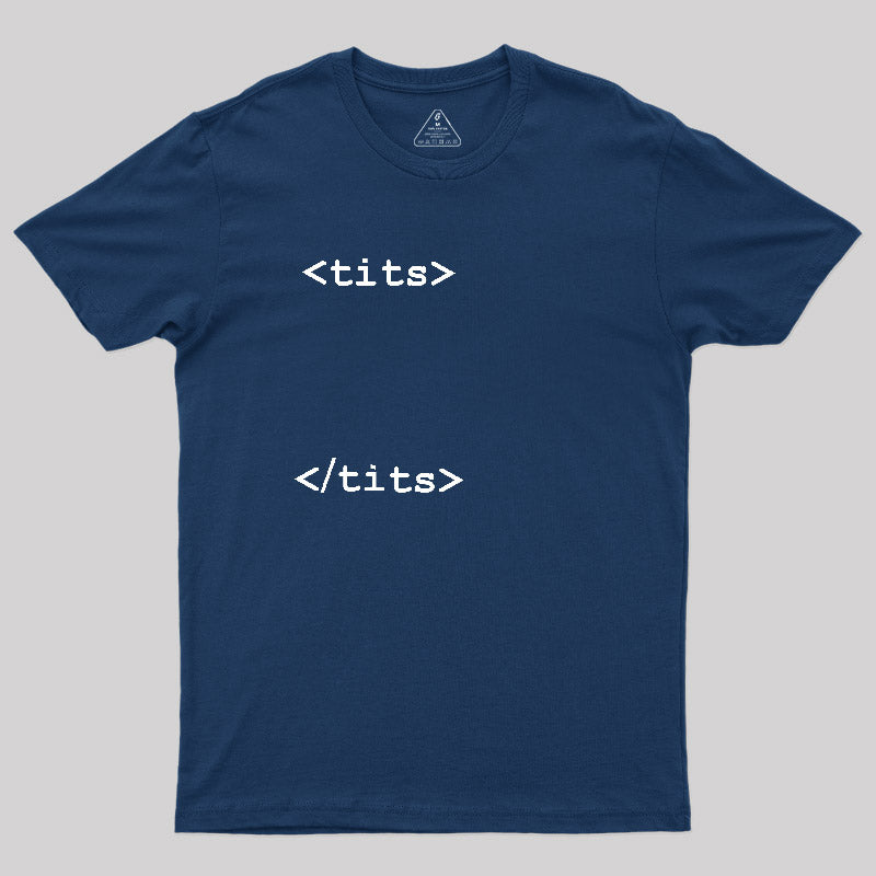 HTML Boobs Tag  T-Shirt