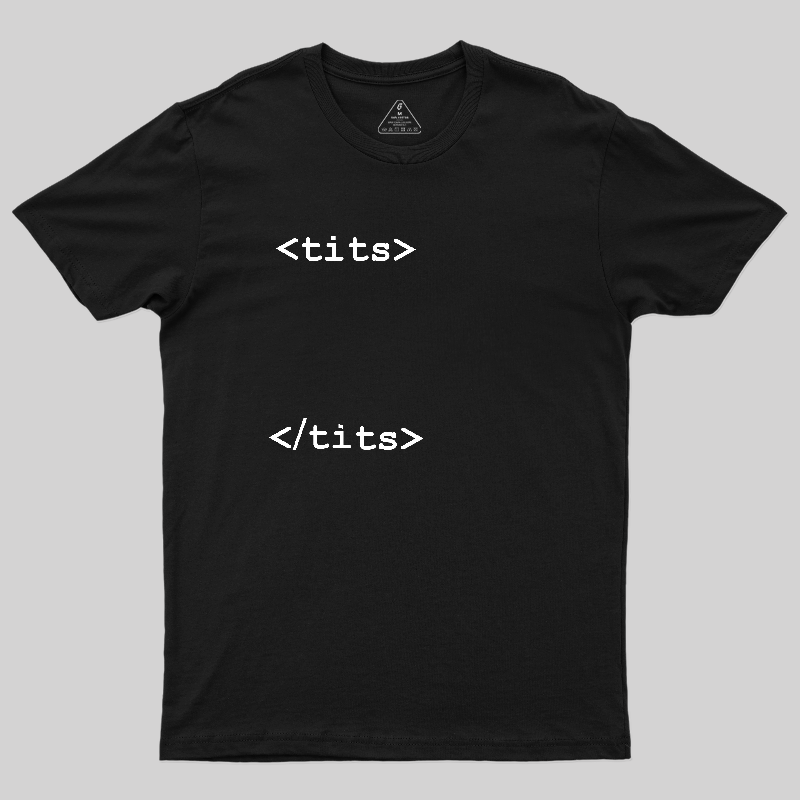 HTML Boobs Tag  T-Shirt