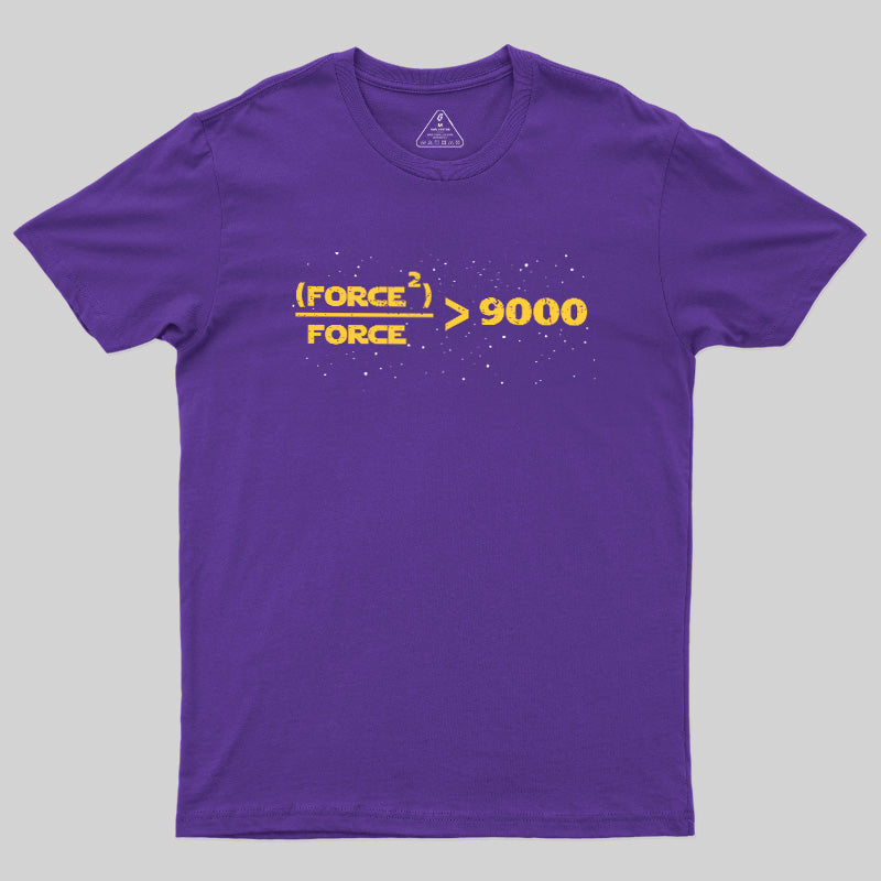 The Force Is Over 9000  T-Shirt