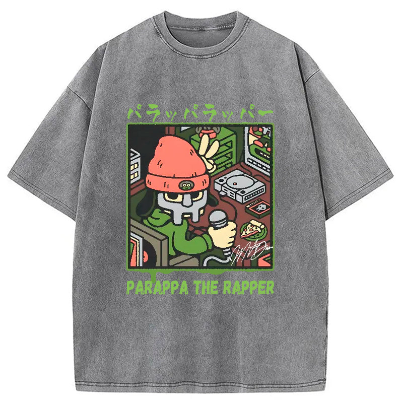 bbb PaRappa the Rapper MF DOOM Washed T-Shirt
