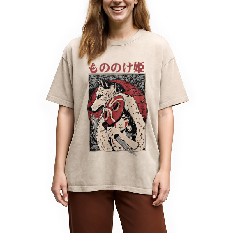 bbb Princess Mononoke Washed T-Shirt