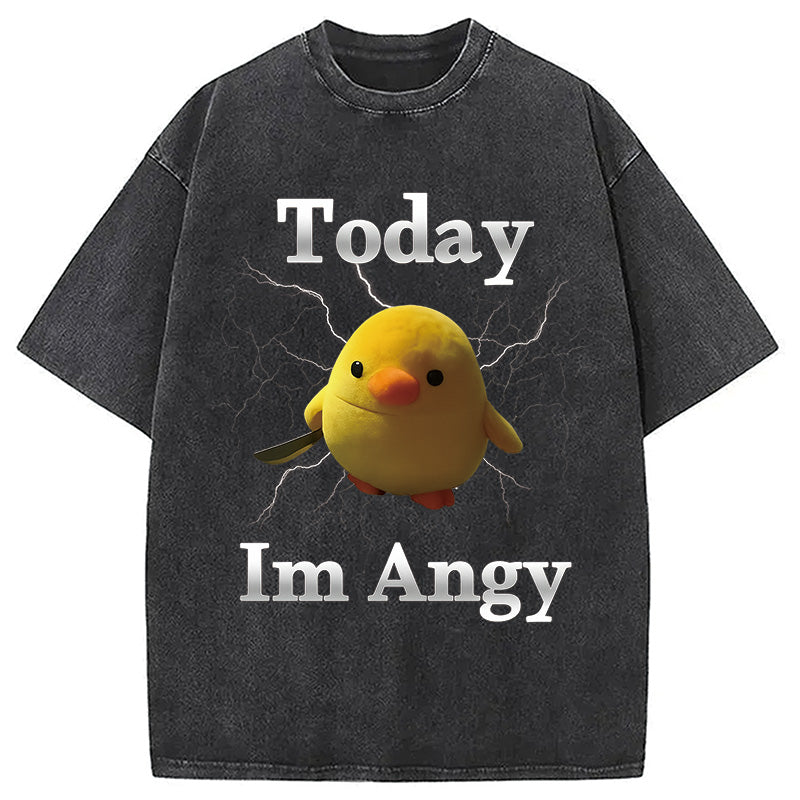 bbb Today I'm Angry Washed T-Shirt
