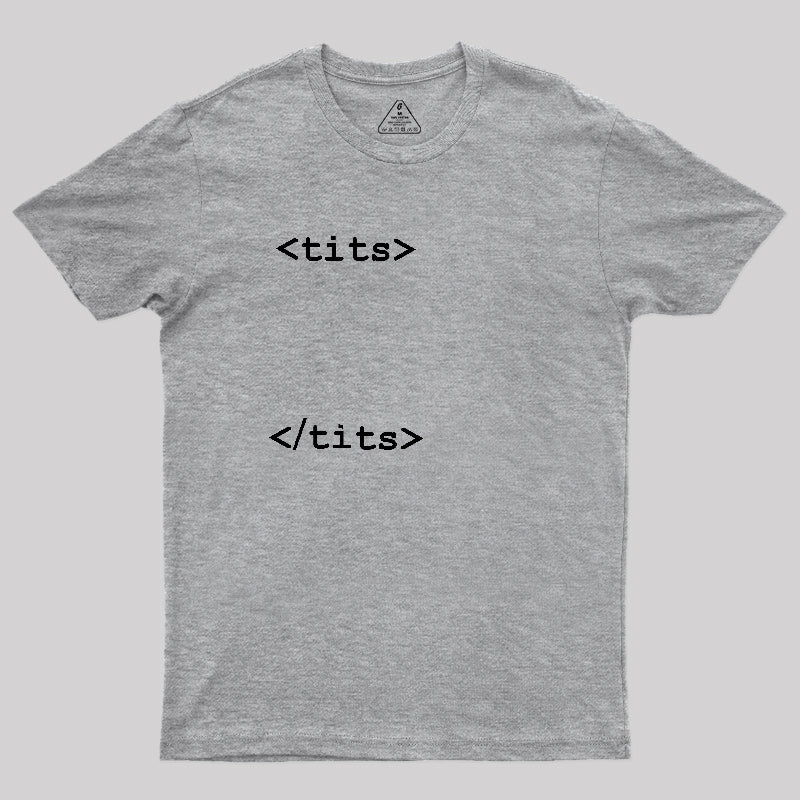 HTML Boobs Tag  T-Shirt