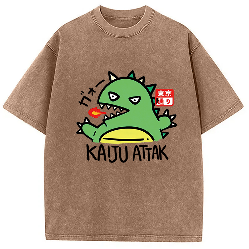 bbb Kaiju Attack Washed T-Shirt