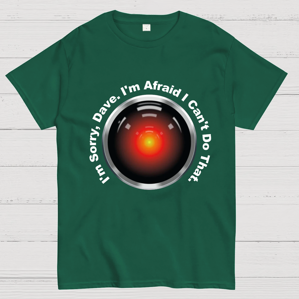 HAL "Sorry, Dave" Quote y T-Shirt