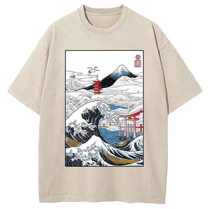 bbb Snowy Japan Washed T-Shirt