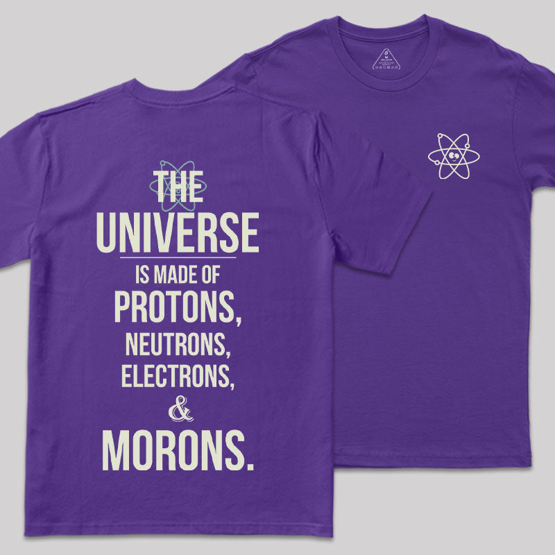 Atomic Humor Front and Back Printed T-Shirt