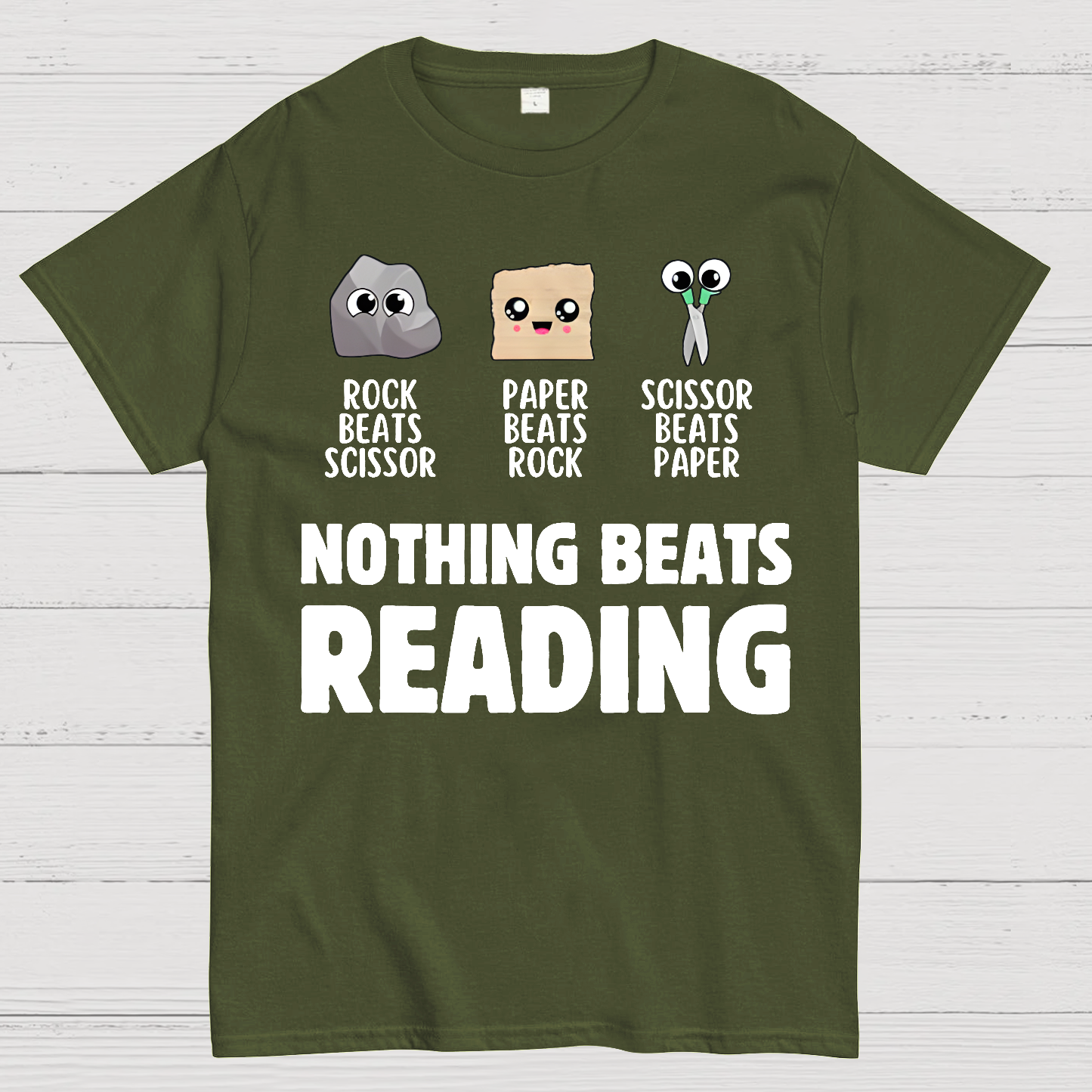 Nothing Beats Reading Librarian Book Bookworm  T-Shirt