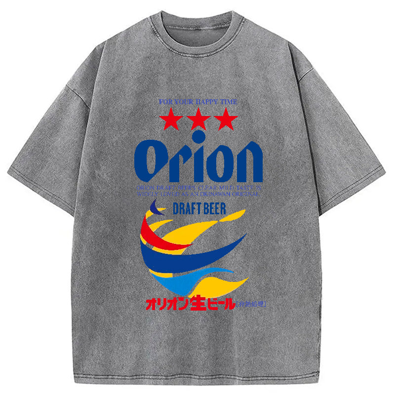 bbb Orion Beer Vintage Japanese Washed T-Shirt