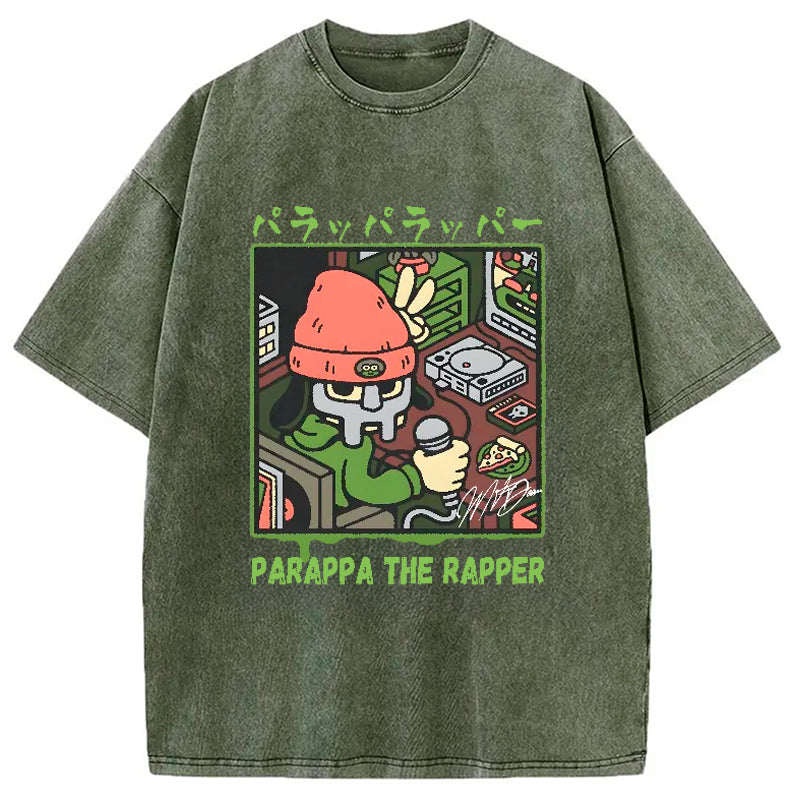 bbb PaRappa the Rapper MF DOOM Washed T-Shirt