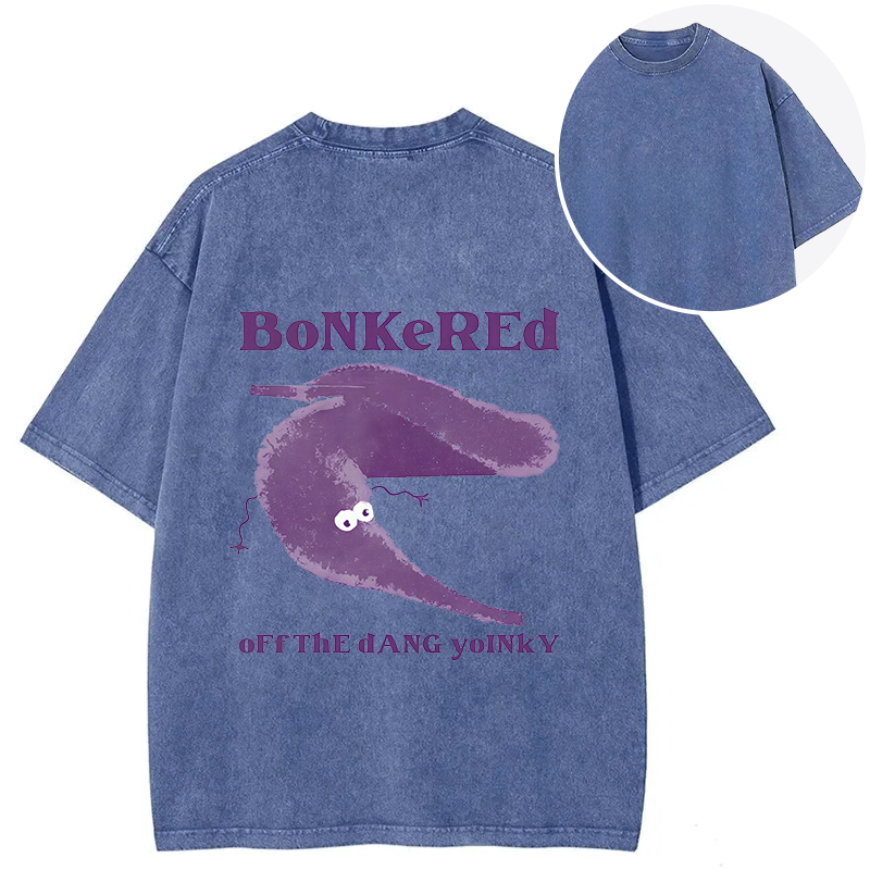 bbb Bonkered of The Dang Yoinky Back Washed T-Shirt