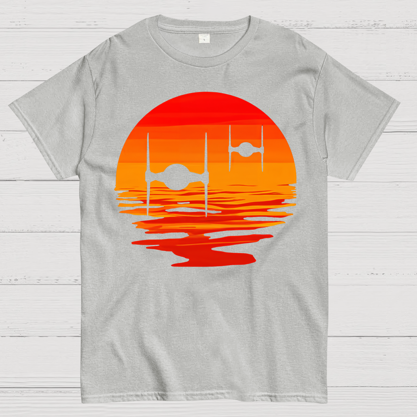 Tie Fighter Sunset  T-Shirt