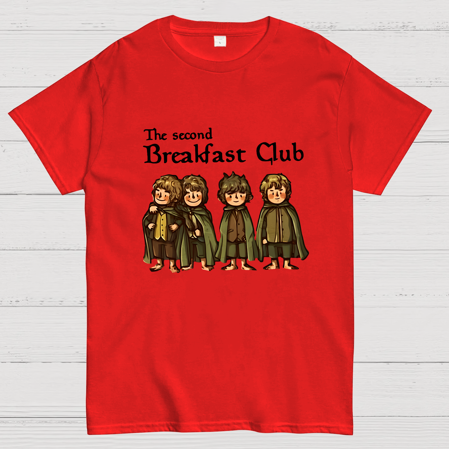 The Lord Of The Ring The Second Breakfast Club Nerdy T-Shirt
